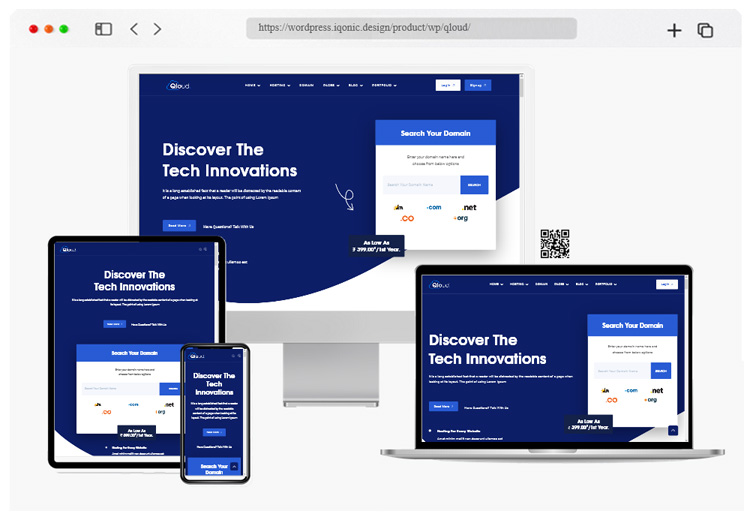 qloud cloud computing wordpress theme