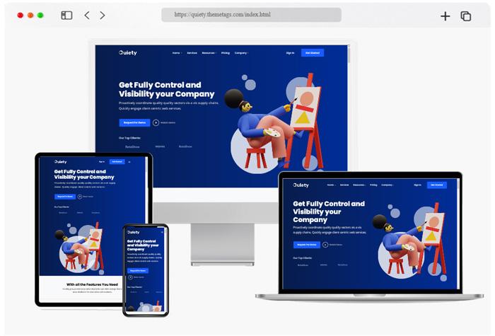 quiety it solutions html template