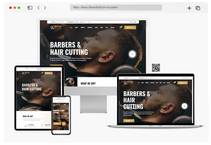 30 Best Barber & Hair Salon WordPress Themes 2023 - freshDesignweb