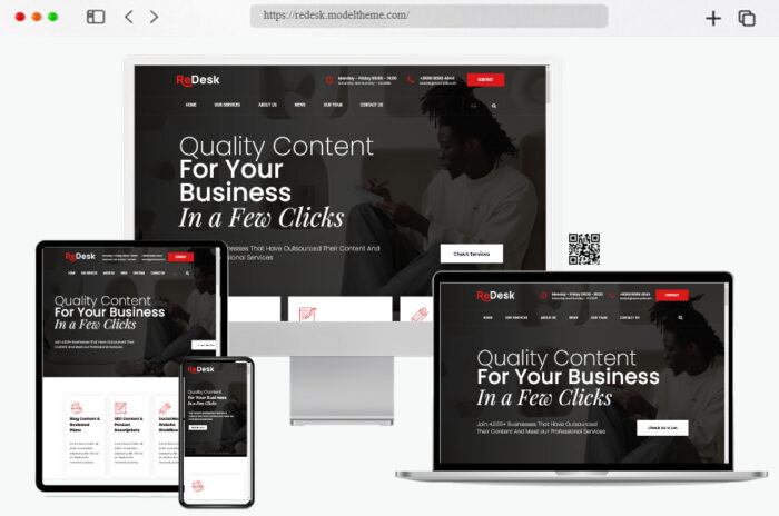 redesk content writing copywriting theme