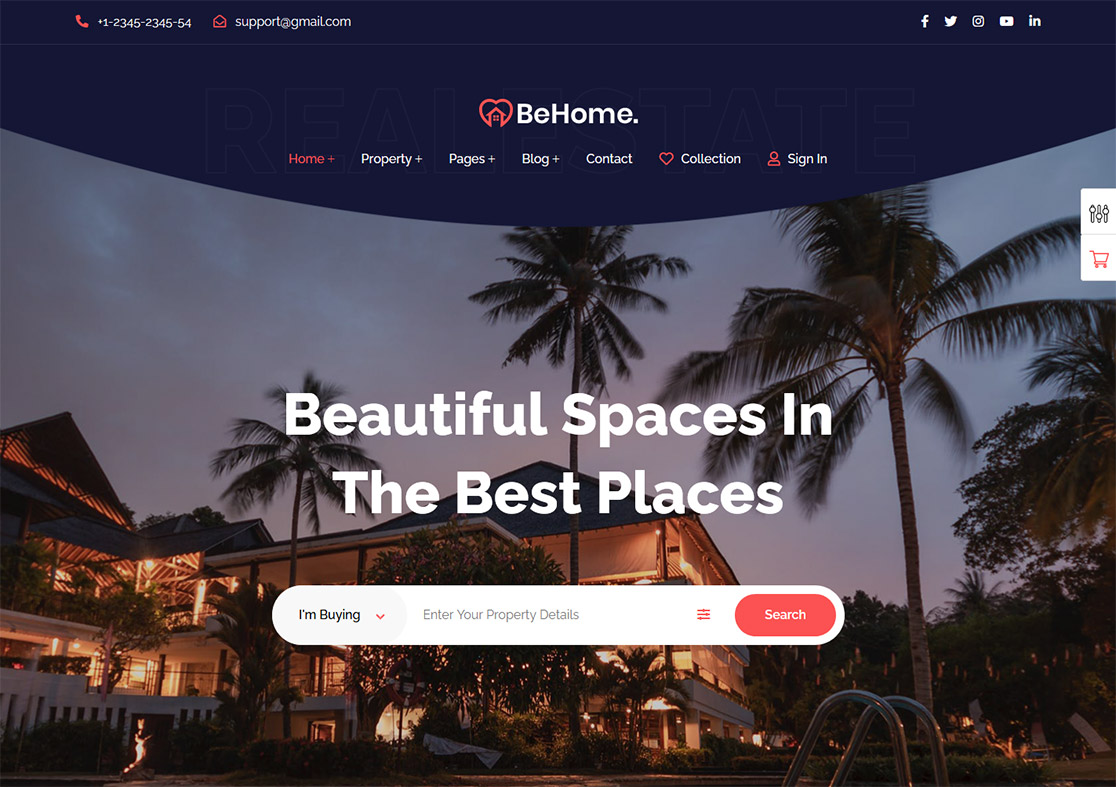 40 Best Real Estate Website Templates 2021 - Colorlib