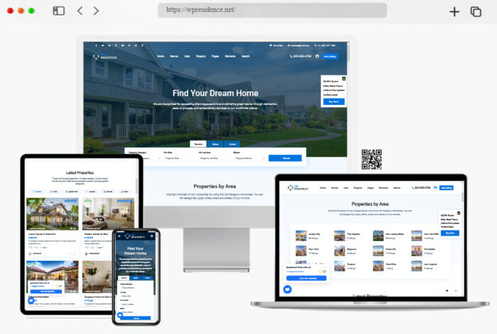 residence real estate wordpress theme