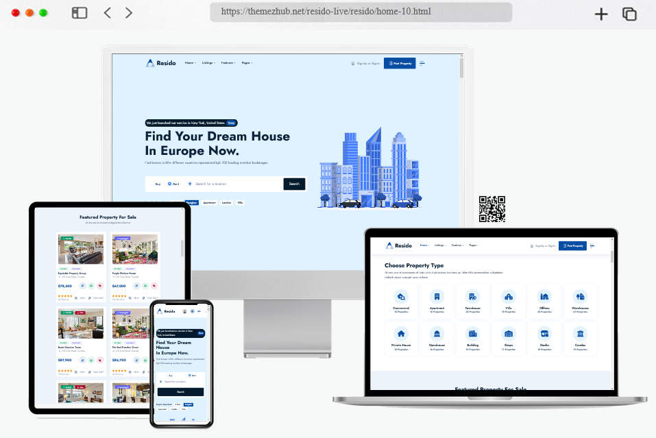 resido real estate html template