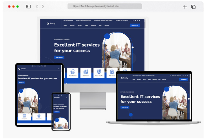 restly it solutions technology html template