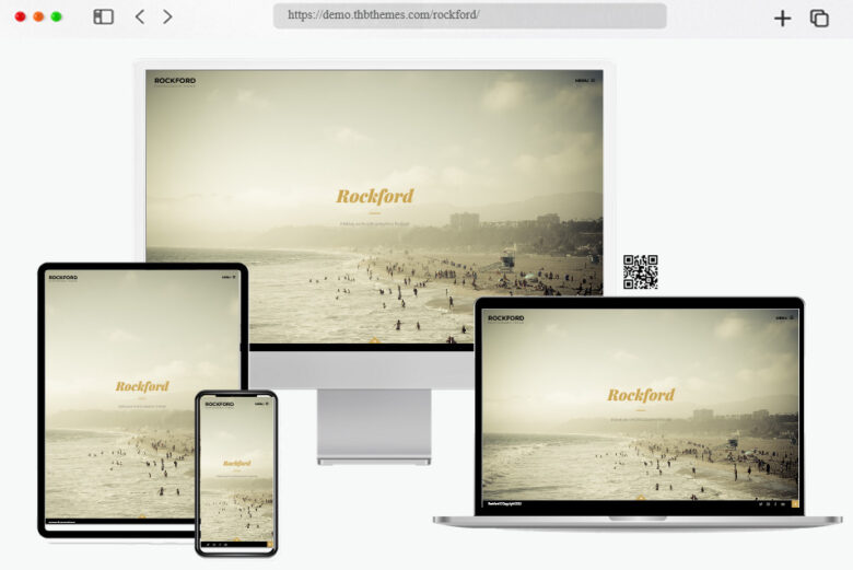 rockford fullscreen wordpress photography theme