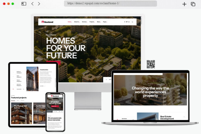 rocland real estate group wordpress theme