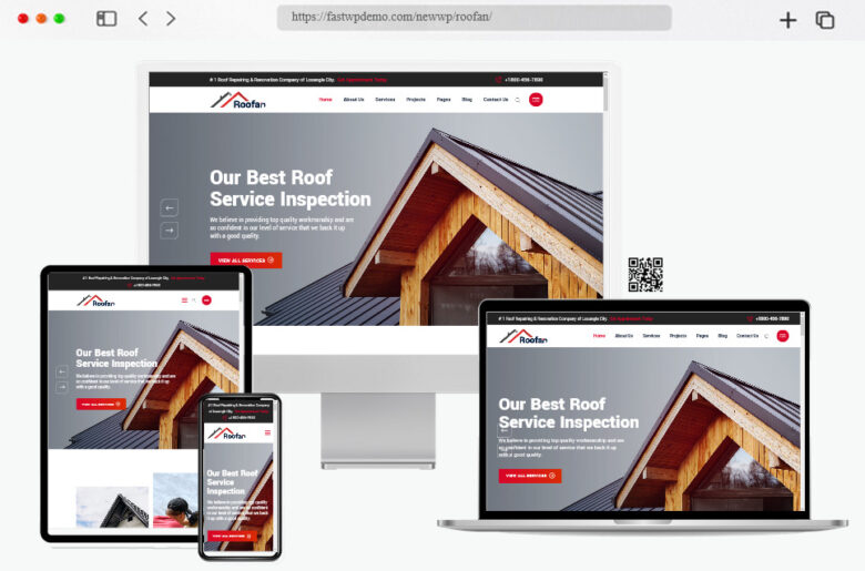 roofan roofing services wordpress theme