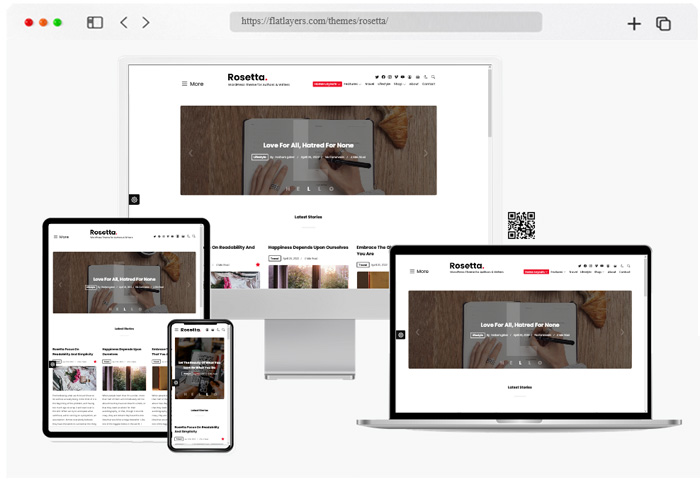rosetta writer wordpress blog theme