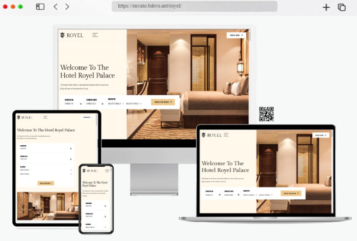 royel luxury hotel wordpress theme