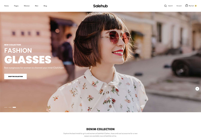 salehub clothing fashion shopify theme