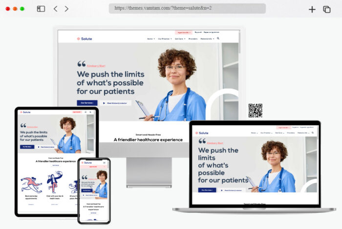 salute health medical wordpress