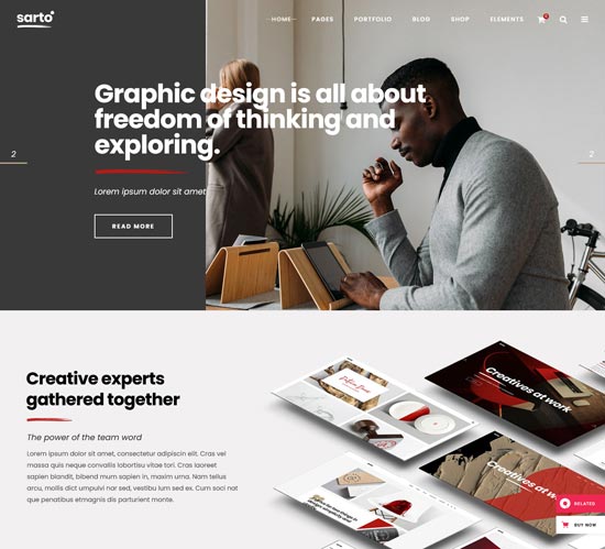 sarto web design creative agency