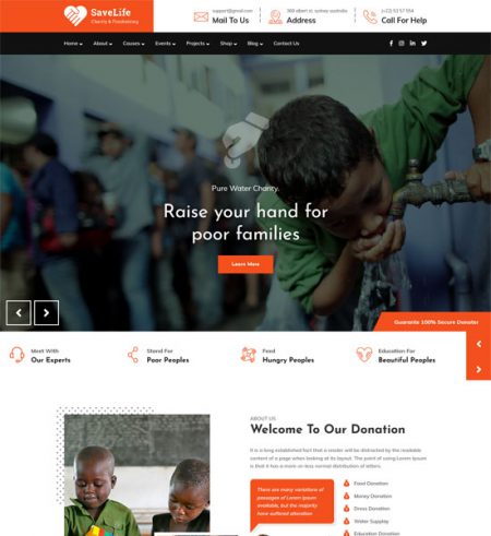 63 Best Charity WordPress Themes 2023 - freshDesignweb