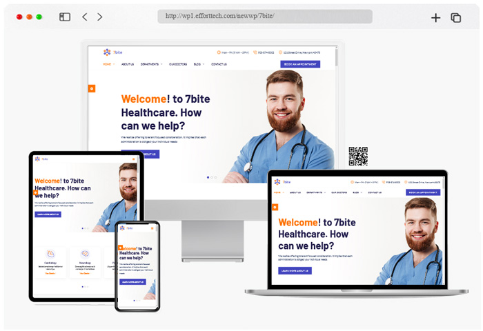 sevenbite health medical wordpress theme