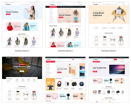 Bootstrap Ecommerce Template Free Database
