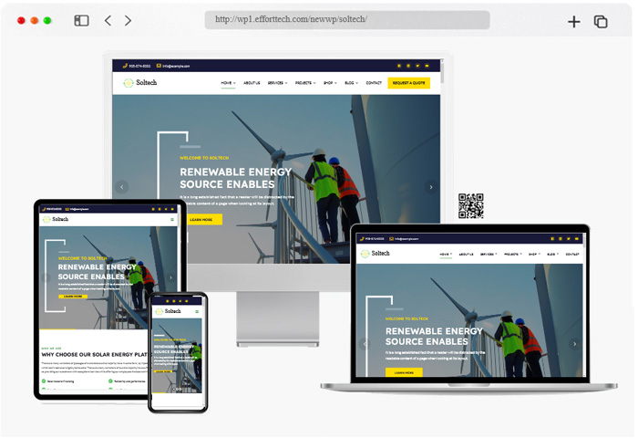 soltech solar renewable energy wordpress theme