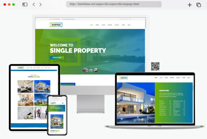 sopnovilla single property real estate template