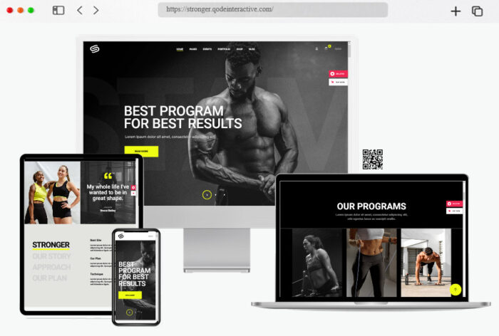 stronger responsive fitness themes for wordpress