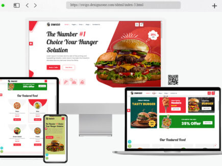 swigo fast food restaurant html template