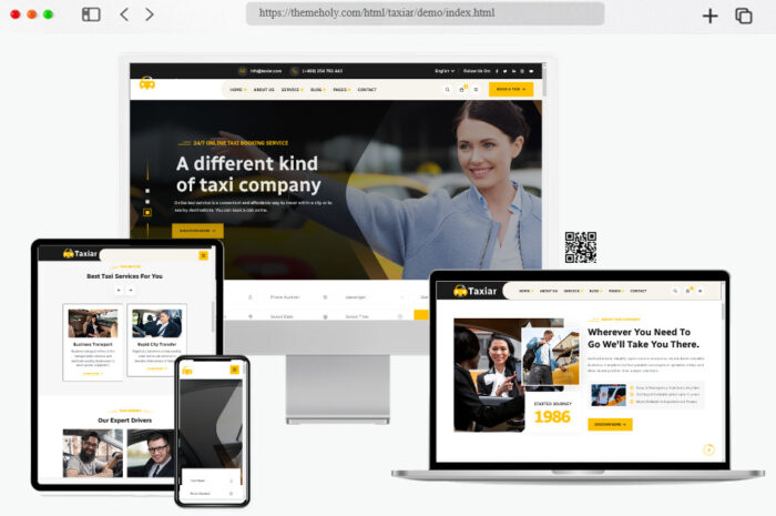 taxiar online taxi service html template