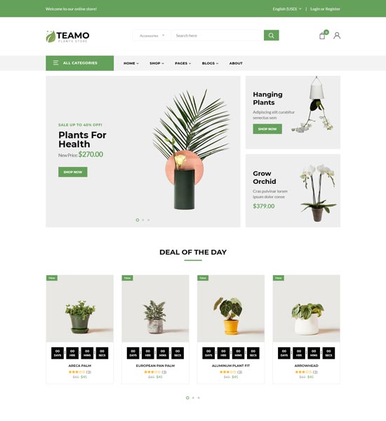 teamo plants store