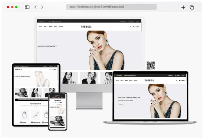 thebell jewelry store html template