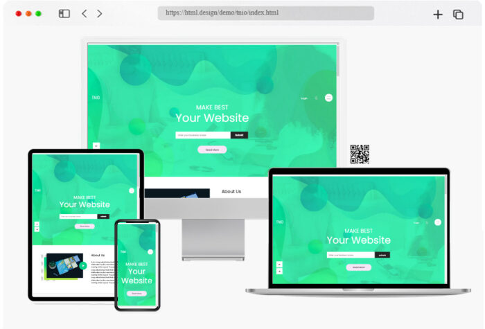 tnio website html template