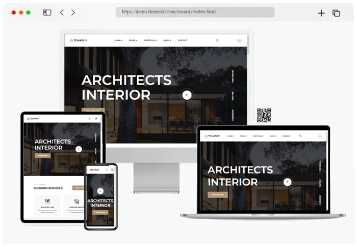 tonaruy architecture interior html template