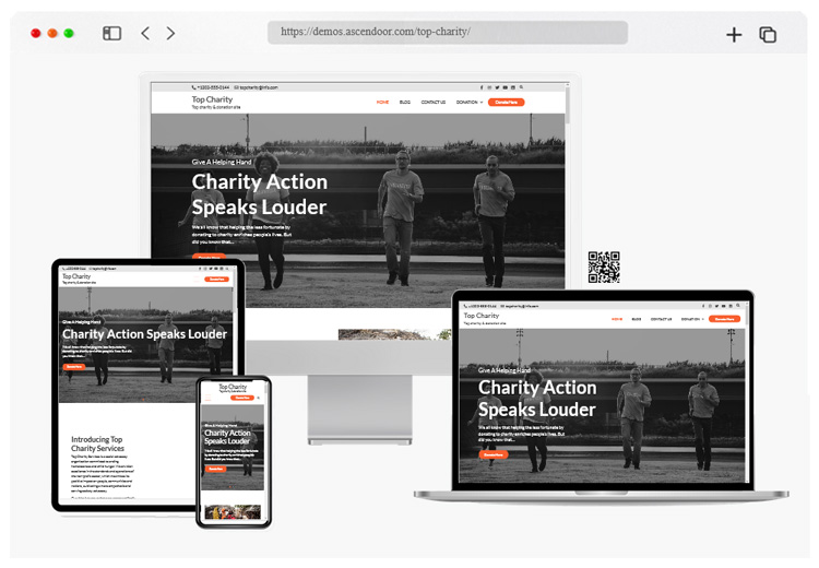 top charity wordpress charity theme