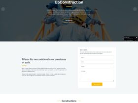 UpConstruction Bootstrap Construction Website Template
