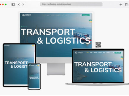 upfronts transport logistics wordpress theme