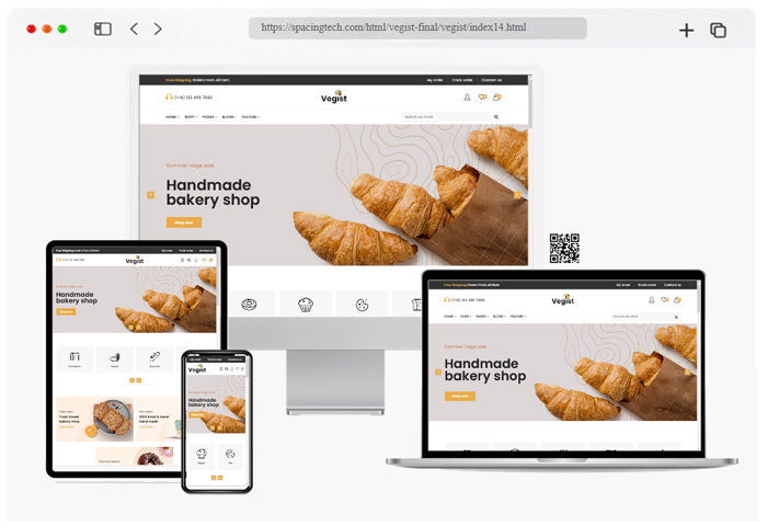 vegist ecommerce html template