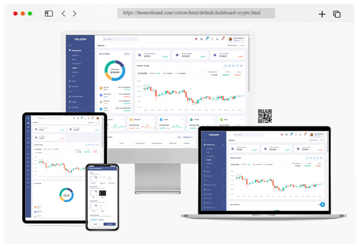 velzon crypto admin dashboard template