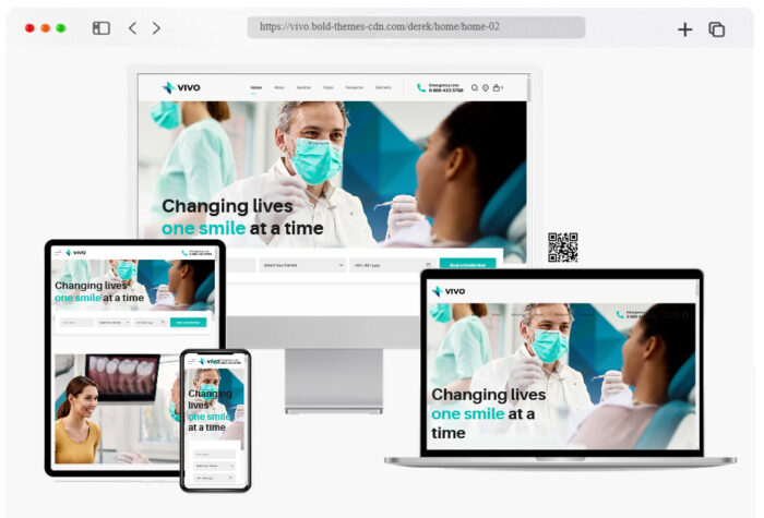 vivo health medical wordpress theme