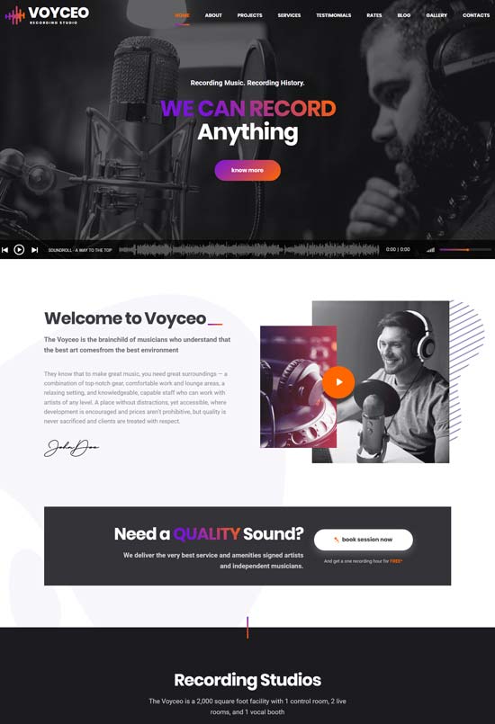 30 Best Music Website Templates Free Premium freshDesignweb