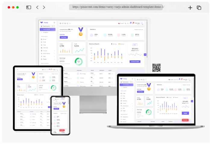 vuexy vuejs admin dashboard template