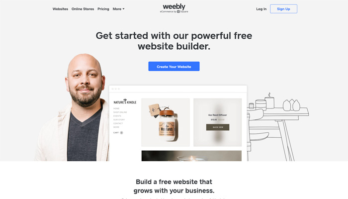 weebly easiest way to create a website