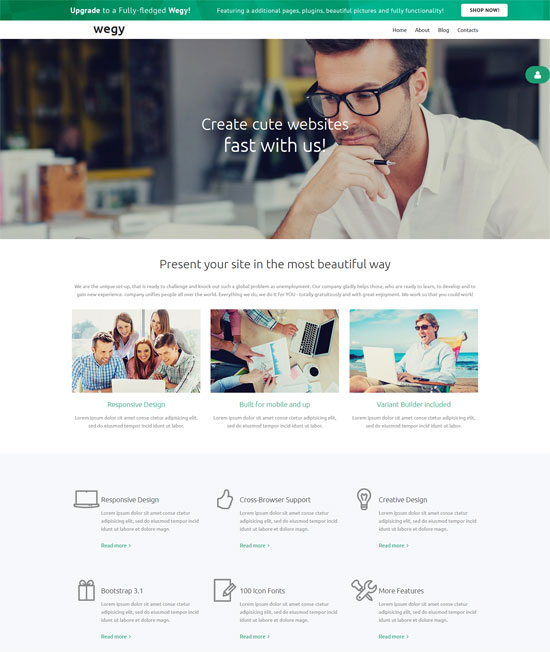 wegy consulting joomla template