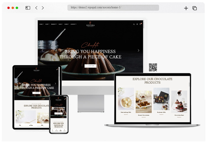 xocora bakery wordpress theme