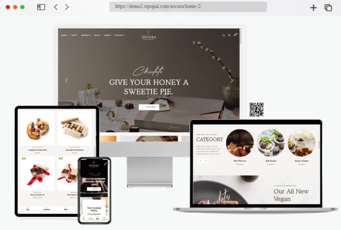 xocora seo optimized bakery theme