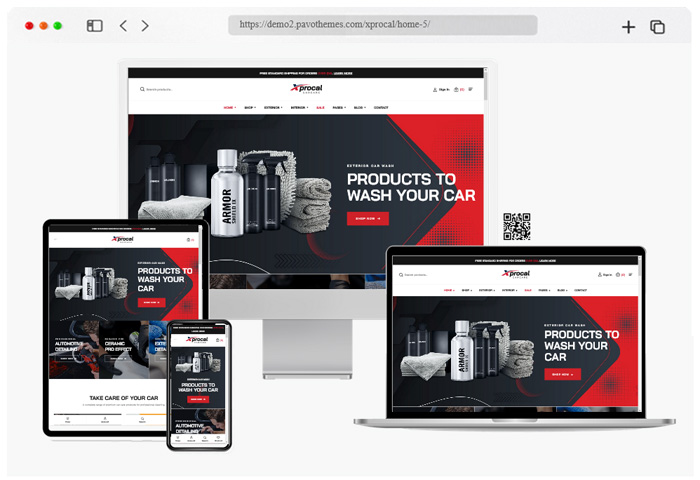 xprocal car care woocommerce theme