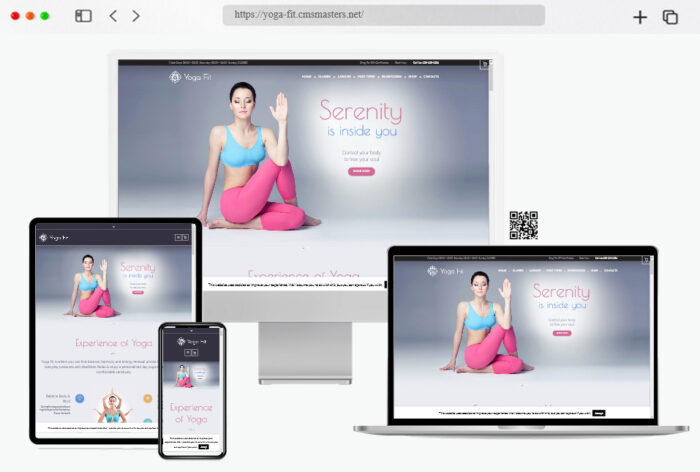 yoga fit serene yoga wordpress theme