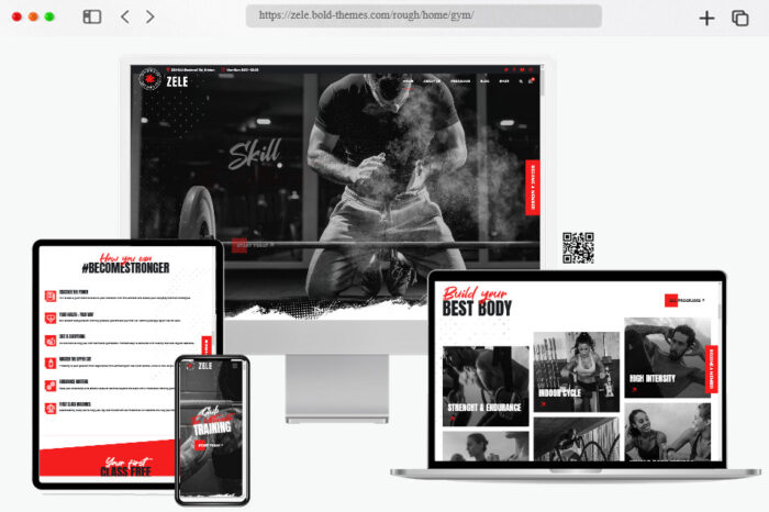 zele mobile friendly fitness wordpress theme