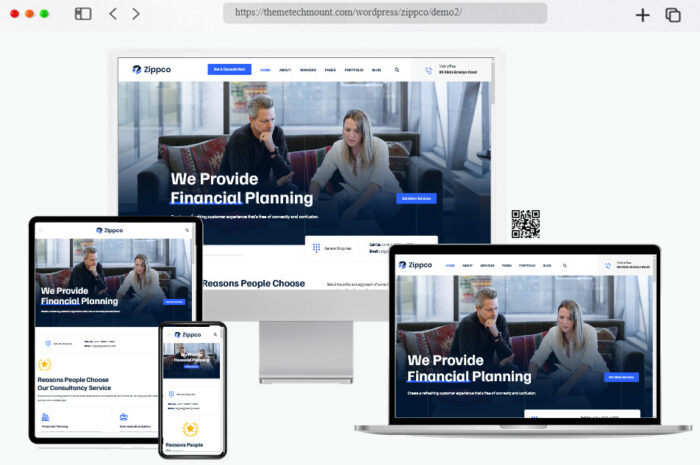zippco finance consulting wordpress theme