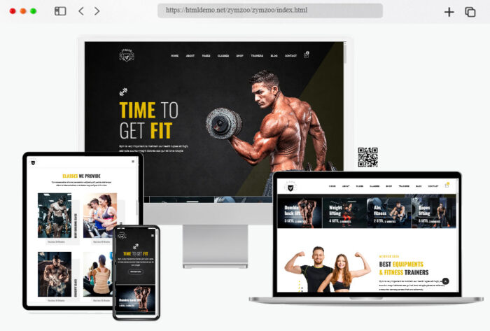 zymzoo crossfit website design