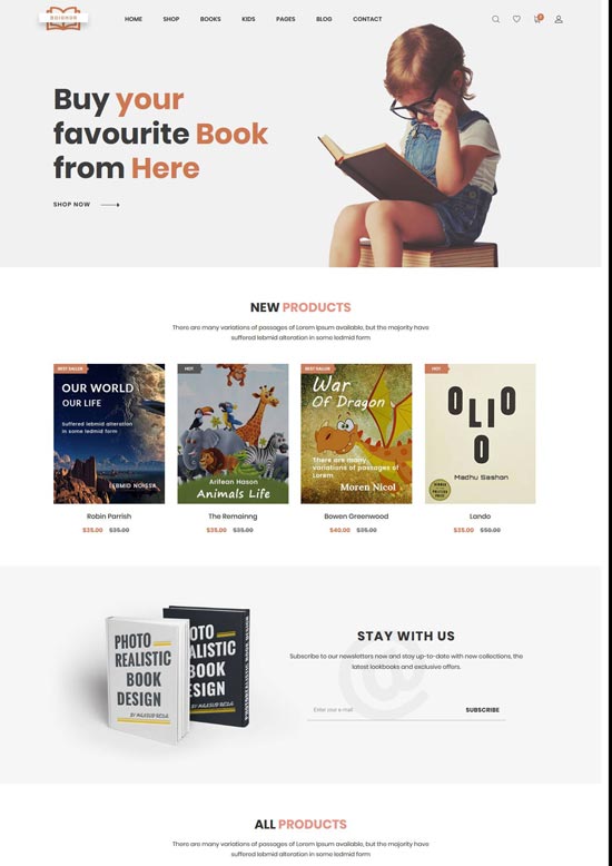 boighor books library ecommerce store