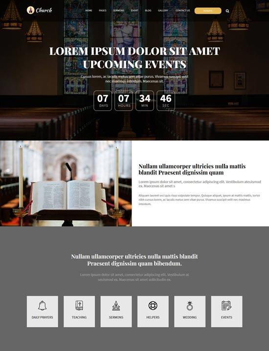 Squarespace Church Website Templates prntbl concejomunicipaldechinu