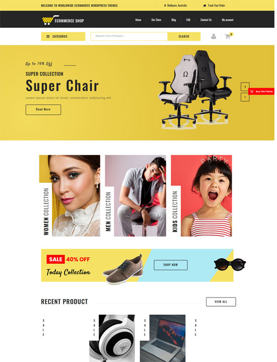 classic ecommerce template