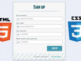 css css3 bootstrap registration form