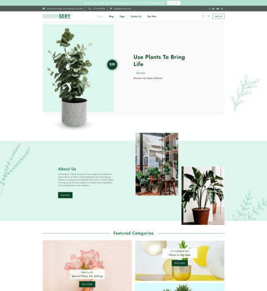 free gardener lite wordpress